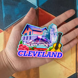 Refrigerator Magnet for Cleveland Ohio USA  1097