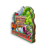 Refrigerator Magnet for Setubal Portugal  1959