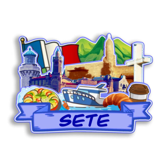 Refrigerator Magnet for Sete France  2625