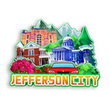 Refrigerator Magnet for Jefferson City Missouri USA  1023
