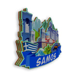 Refrigerator Magnet for Samos Greece  1776