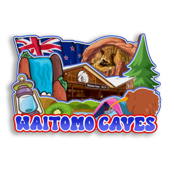 Refrigerator Magnet for Waitomo Caves New Zealand  2761