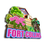 Kühlschrankmagnet für Fort Collins Colorado USA 274