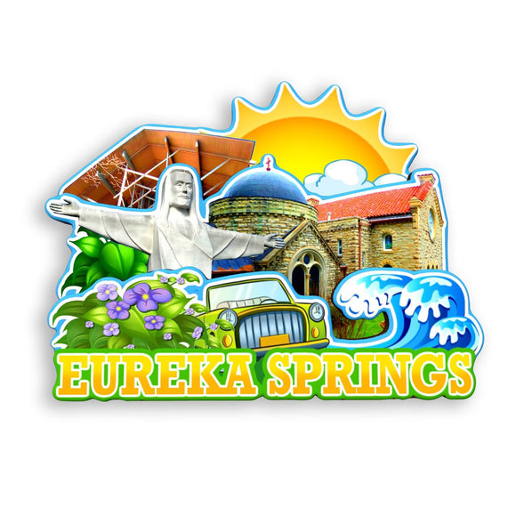 Refrigerator Magnet for Eureka Springs Arkansas USA  343
