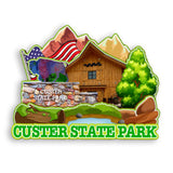 Refrigerator Magnet for Custer State Park South Dakota USA  1142