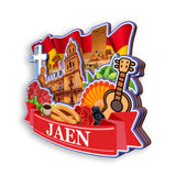 Refrigerator Magnet for Jaen Spain  1393