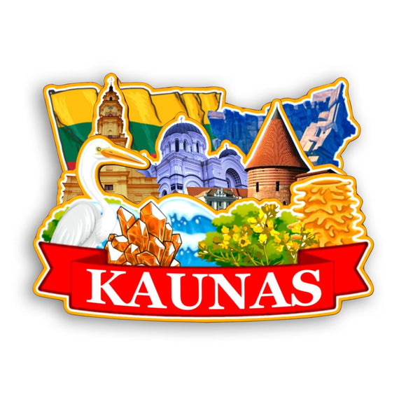 Refrigerator Magnet for Kaunas Lithuania  2480
