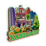 Refrigerator Magnet for Kansas City Missouri USA  1019