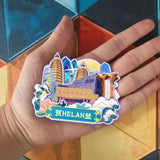 Refrigerator Magnet for Helan, Ningxia, China  685