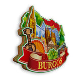 Refrigerator Magnet for Burgos Spain  1505