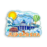 Магнит на холодильник для Sansha, Хайнань, Китай 467