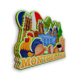 Refrigerator Magnet for Montpellier France  2578