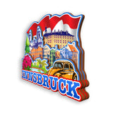 Refrigerator Magnet for Innsbruck Austria  1593