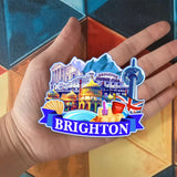 Refrigerator Magnet for Brighton UK  1482