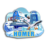 Kühlschrankmagnet für Homer Alaska USA 156