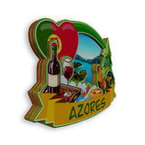 Refrigerator Magnet for Azores Portugal  1950