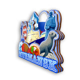 Магнит на холодильник для Мурманска Россия 2546