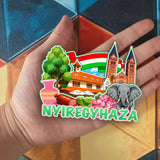 Refrigerator Magnet for Nyiregyhaza Hungary  2154