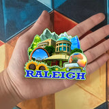 Магнит на холодильник для Роли, Северная Каролина, США, 1081