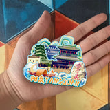 Refrigerator Magnet for Yangquan, Shanxi, China  659