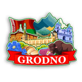 Refrigerator Magnet for Grodno Belarus  2468