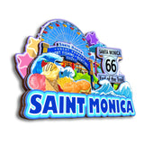 Refrigerator Magnet for Santa Monica California USA  246