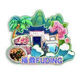 Kühlschrankmagnet für Fuding, Fujian, China 564