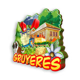 Refrigerator Magnet for Gruyeres Switzerland  2047