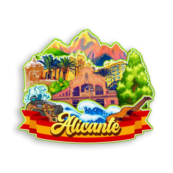 Refrigerator Magnet for Alicante Spain  1565