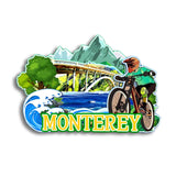 Refrigerator Magnet for Monterey California USA  249