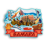 Refrigerator Magnet for Samara Russia  2554