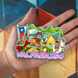 Refrigerator Magnet for Valparaiso Chile  2851