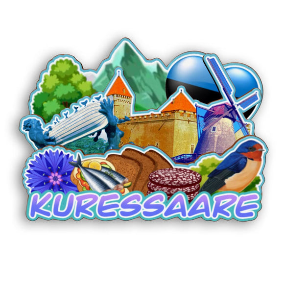 Refrigerator Magnet for Kuressare Estonia  2438