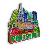 Refrigerator Magnet for Portsmouth New Hampshire USA  1049