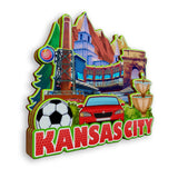 Магнит на холодильник для Канзас-Сити, Канзас, США, 949