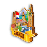 Refrigerator Magnet for Zagreb Croatia  2214