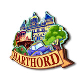 Refrigerator Magnet for Hartford Connecticut USA  288