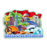 Refrigerator Magnet for Santa Cruz de Tenerife Spain  1431