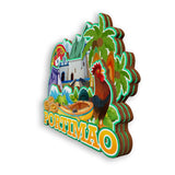 Refrigerator Magnet for Portimao Portugal  1960