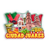 Refrigerator Magnet for Giudad Juarez Mexico  1820
