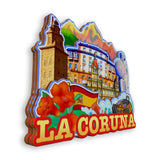 Kühlschrankmagnet für La Coruna, Spanien 1546
