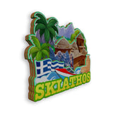 Refrigerator Magnet for Skiathos Greece  1753