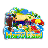 Kühlschrankmagnet für Marco Island, Florida, USA 200