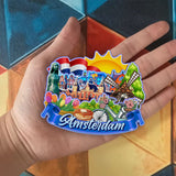 Refrigerator Magnet for Amsterdam Netherlands  1971