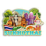 Refrigerator Magnet for Sukhothai Thailand  2797