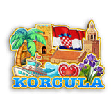 Refrigerator Magnet for Korcula Croatia  2235