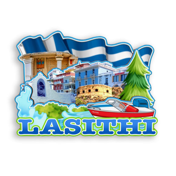 Refrigerator Magnet for Lasithi Greece  1786