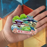 Магнит на холодильник для Лишуй, Чжэцзян, Китай 483