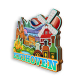 Магнит на холодильник Эйндховен, Нидерланды, 1980