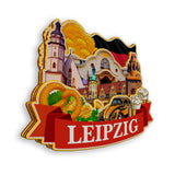 Refrigerator Magnet for Leipzig Germany  1191
